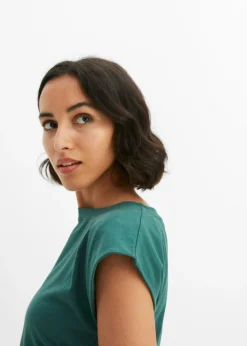 Mujer bonprix bonprix Vestido de punto de algodón con elástico