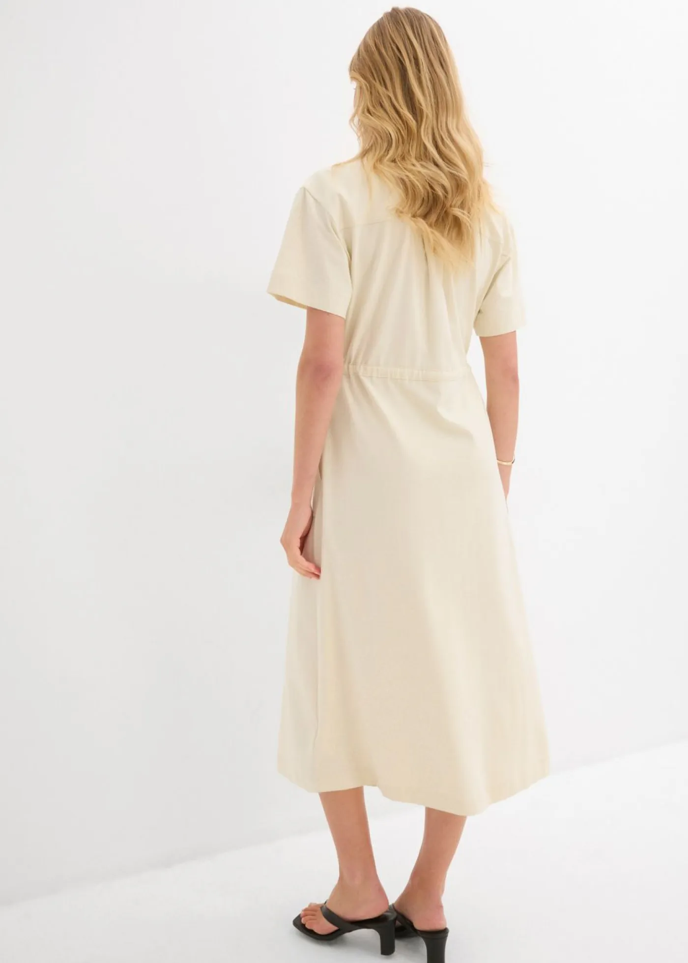 Mujer bonprix bonprix Vestido de punto de algodón elástico