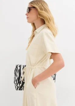 Mujer bonprix bonprix Vestido de punto de algodón elástico