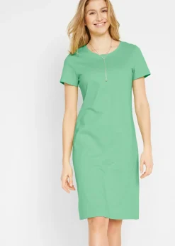 Mujer bonprix bonprix Vestido de punto de algodón puro (2 unidades)