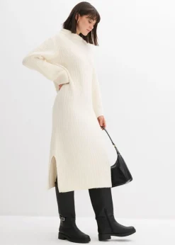 Mujer bonprix bonprix Vestido de punto de canalé