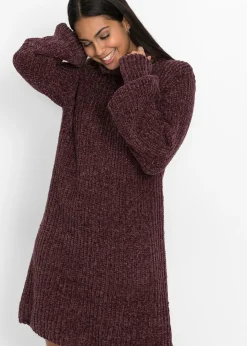 Mujer bonprix bonprix Vestido de punto de chenilla de poliéster reciclado