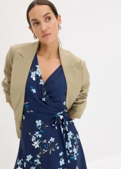 Mujer bonprix bonprix Vestido de punto de diseño cruzado