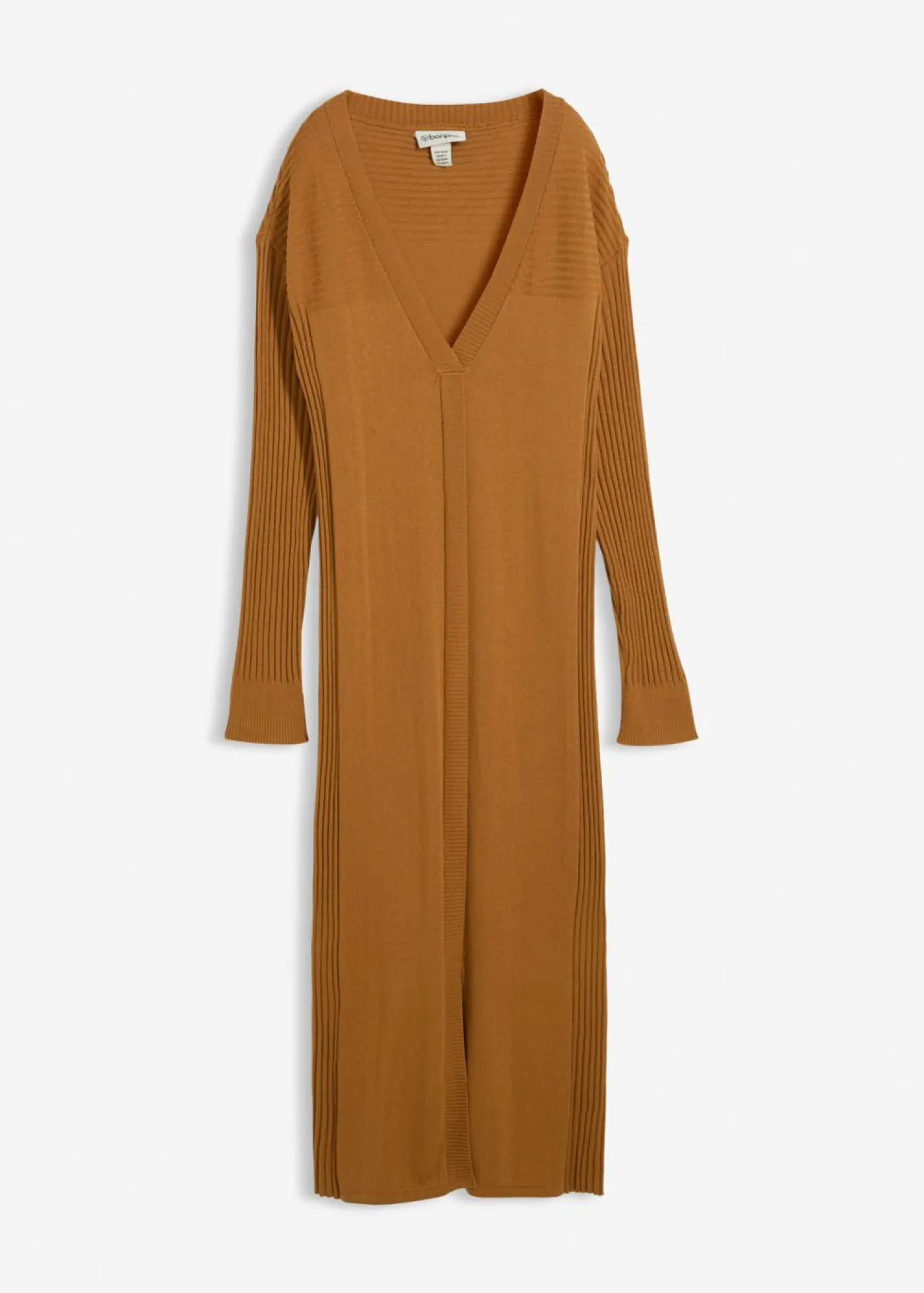 bonprix bonprix Vestidos|Ropa De Punto>Vestido de punto de lana merina Avellana