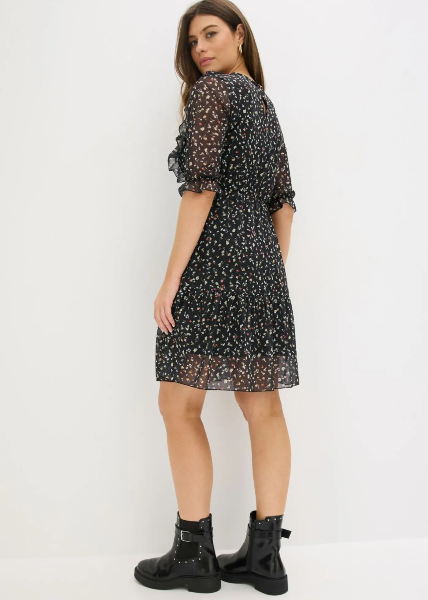 Mujer bonprix bonprix Vestido de punto de malla fina