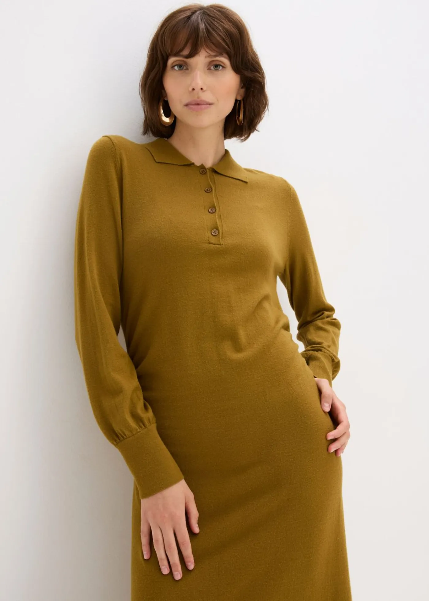 Mujer bonprix bonprix Vestido de punto de mezcla de viscosa suave