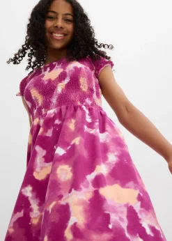 Niños bonprix bonprix Vestido de punto de mezcla de algodón orgánico elástico