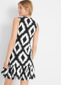 Mujer bonprix bonprix Vestido de punto de mezcla de algodón suave