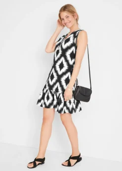 Mujer bonprix bonprix Vestido de punto de mezcla de algodón suave