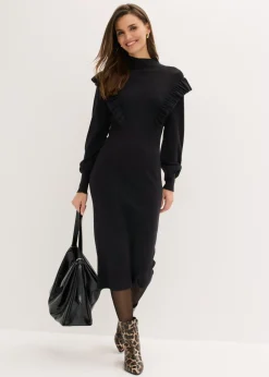 Mujer bonprix bonprix Vestido de punto de mezcla de viscosa