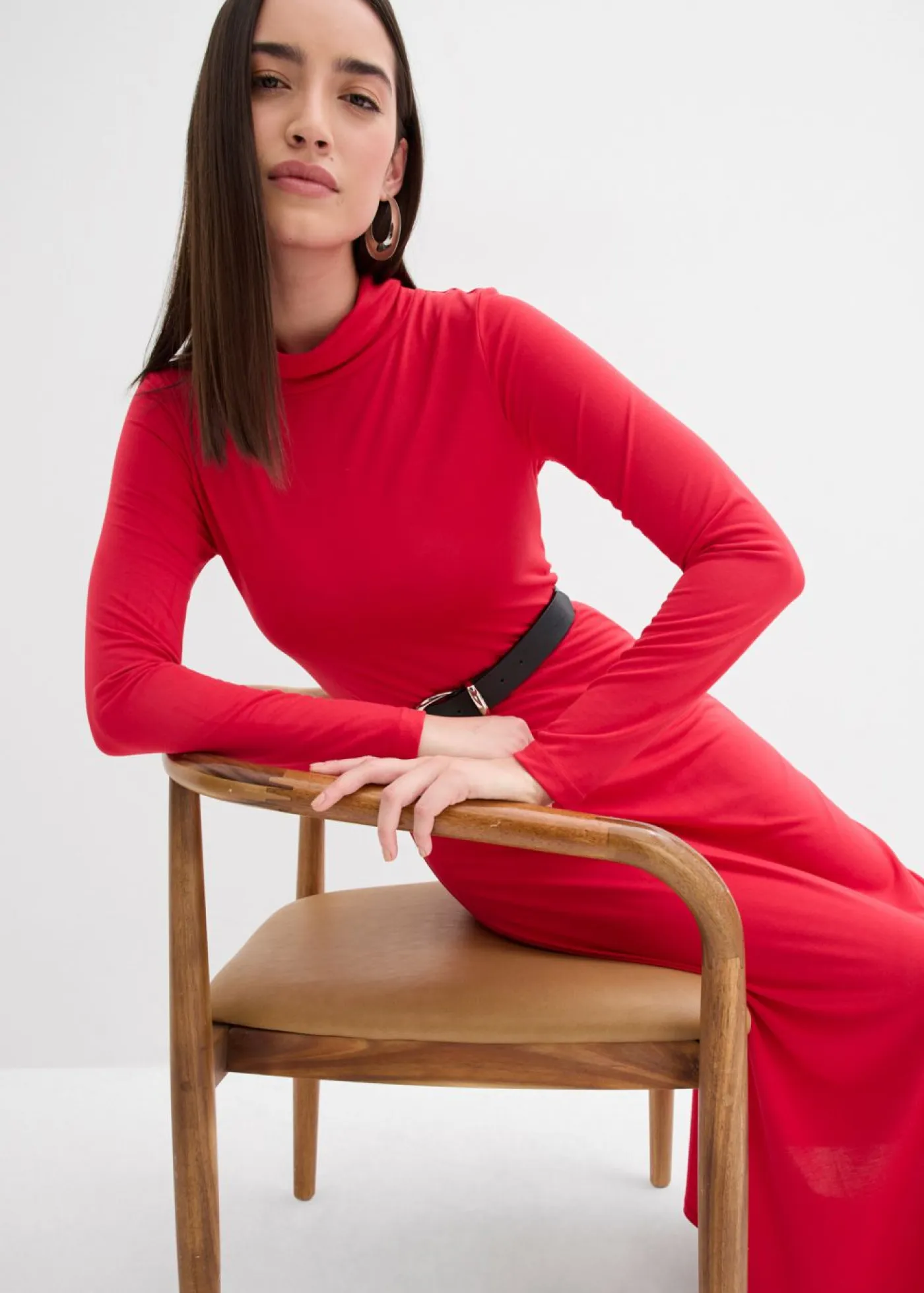 Mujer bonprix bonprix Vestido de punto de mezcla de modal suave