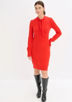 Mujer bonprix bonprix Vestido de punto de mezcla de viscosa fluida