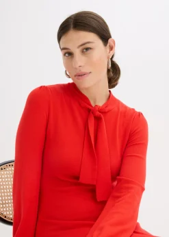 Mujer bonprix bonprix Vestido de punto de mezcla de viscosa fluida