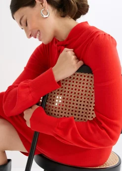 Mujer bonprix bonprix Vestido de punto de mezcla de viscosa fluida