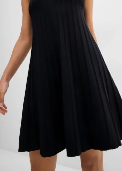 Mujer bonprix bonprix Vestido de punto de mezcla de viscosa con línea en A