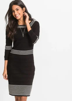 Mujer bonprix bonprix Vestido de punto de mezcla de viscosa suave