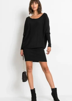 Mujer bonprix bonprix Vestido de punto de mezcla de viscosa fluida