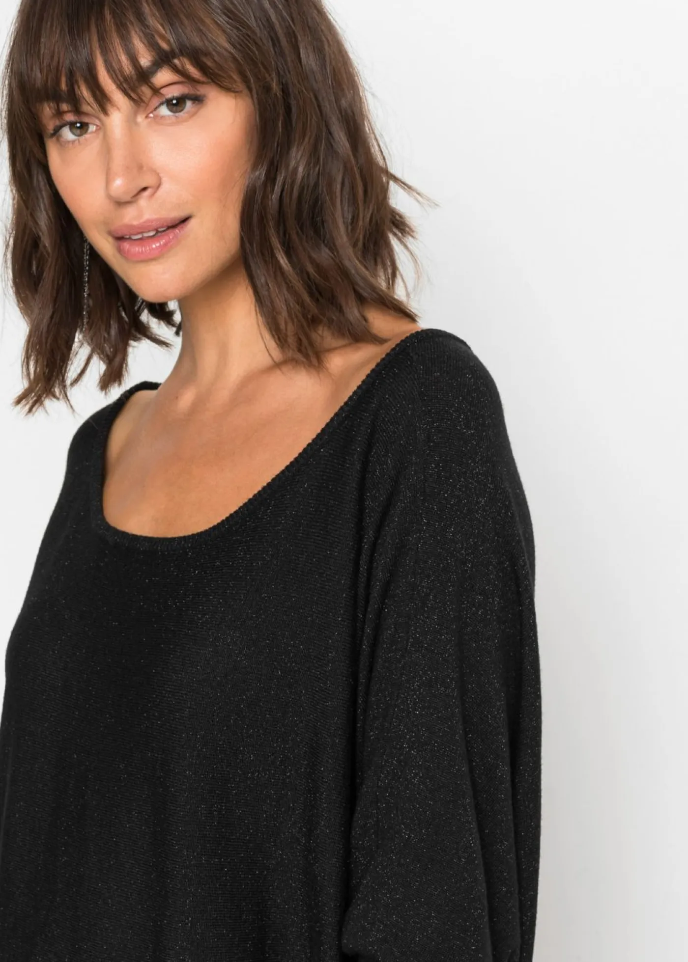 Mujer bonprix bonprix Vestido de punto de mezcla de viscosa fluida