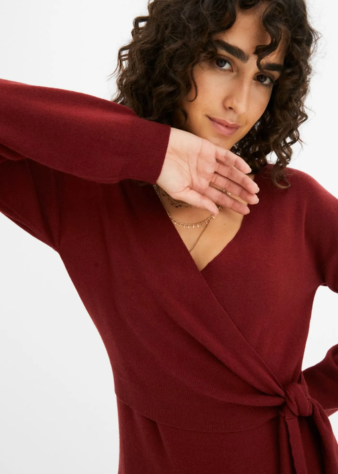 Mujer bonprix bonprix Vestido de punto de mezcla de viscosa