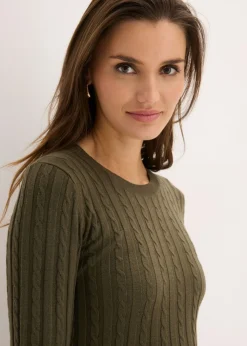 Mujer bonprix bonprix Vestido de punto de mezcla de viscosa