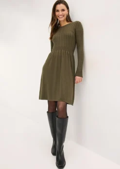 Mujer bonprix bonprix Vestido de punto de mezcla de viscosa