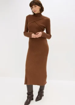 Mujer bonprix bonprix Vestido de punto de mezcla de viscosa suave