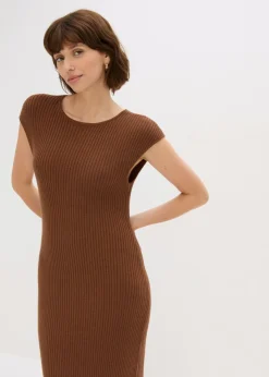 Mujer bonprix bonprix Vestido de punto de mezcla de viscosa suave