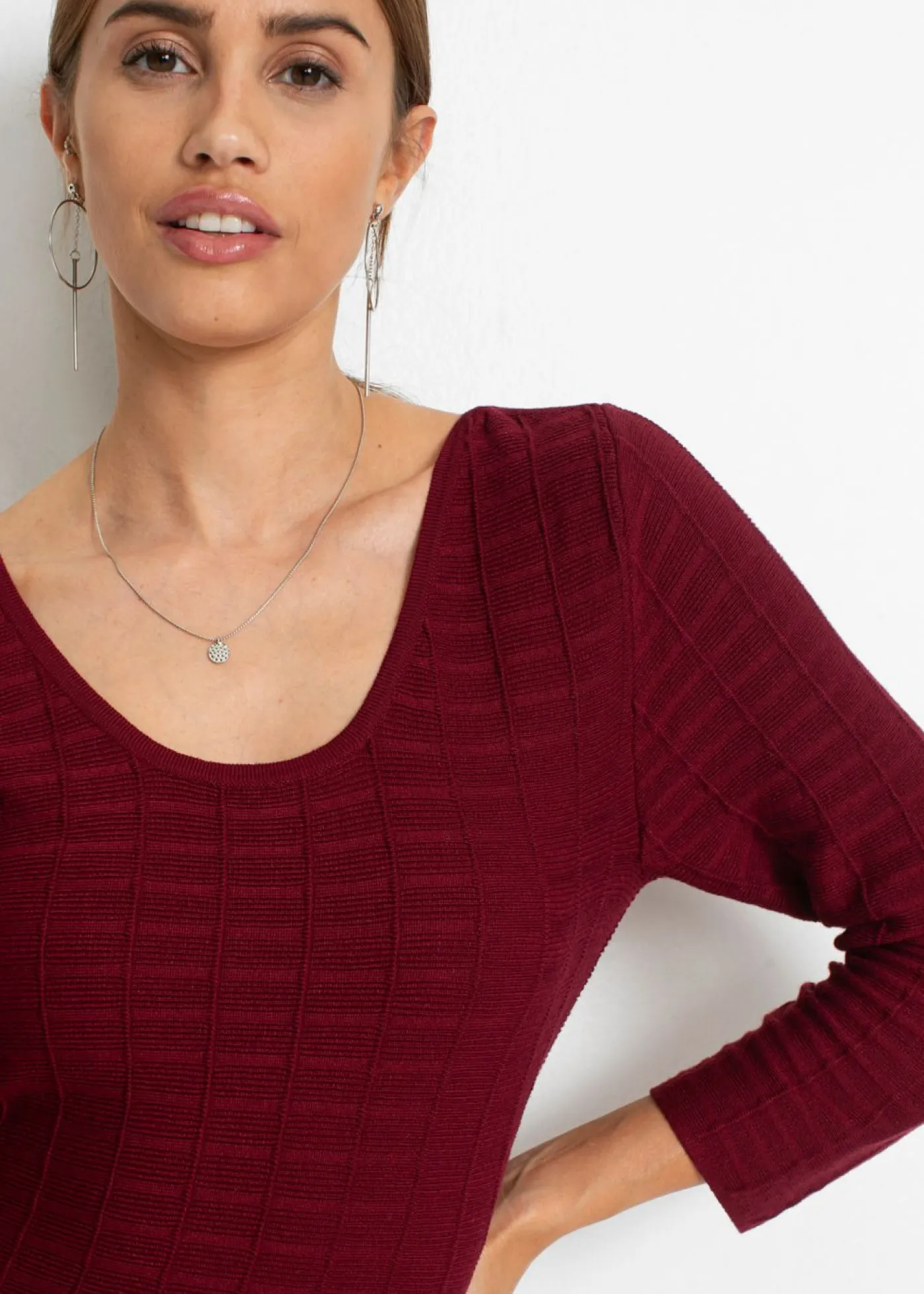 Mujer bonprix bonprix Vestido de punto de mezcla de viscosa suave