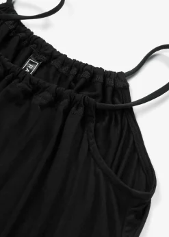 bonprix bonprix Vestidos>Vestido de punto de viscosa fluida Negro