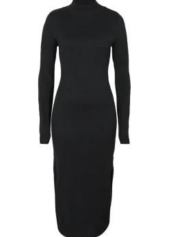 Mujer bonprix bonprix Vestido de punto fino con cuello alto