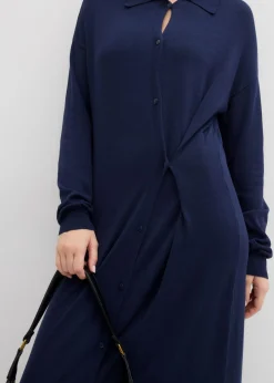 Mujer bonprix bonprix Vestido de punto fino de mezcla de viscosa