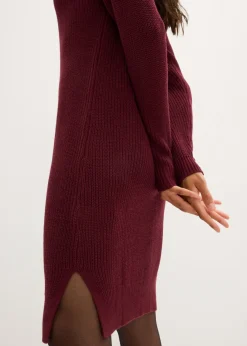 Mujer bonprix bonprix Vestido de punto holgado de canalé