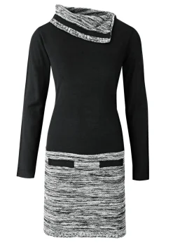 Mujer bonprix BODYFLIRT boutique Vestido de punto jaspeado