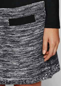 Mujer bonprix BODYFLIRT boutique Vestido de punto jaspeado