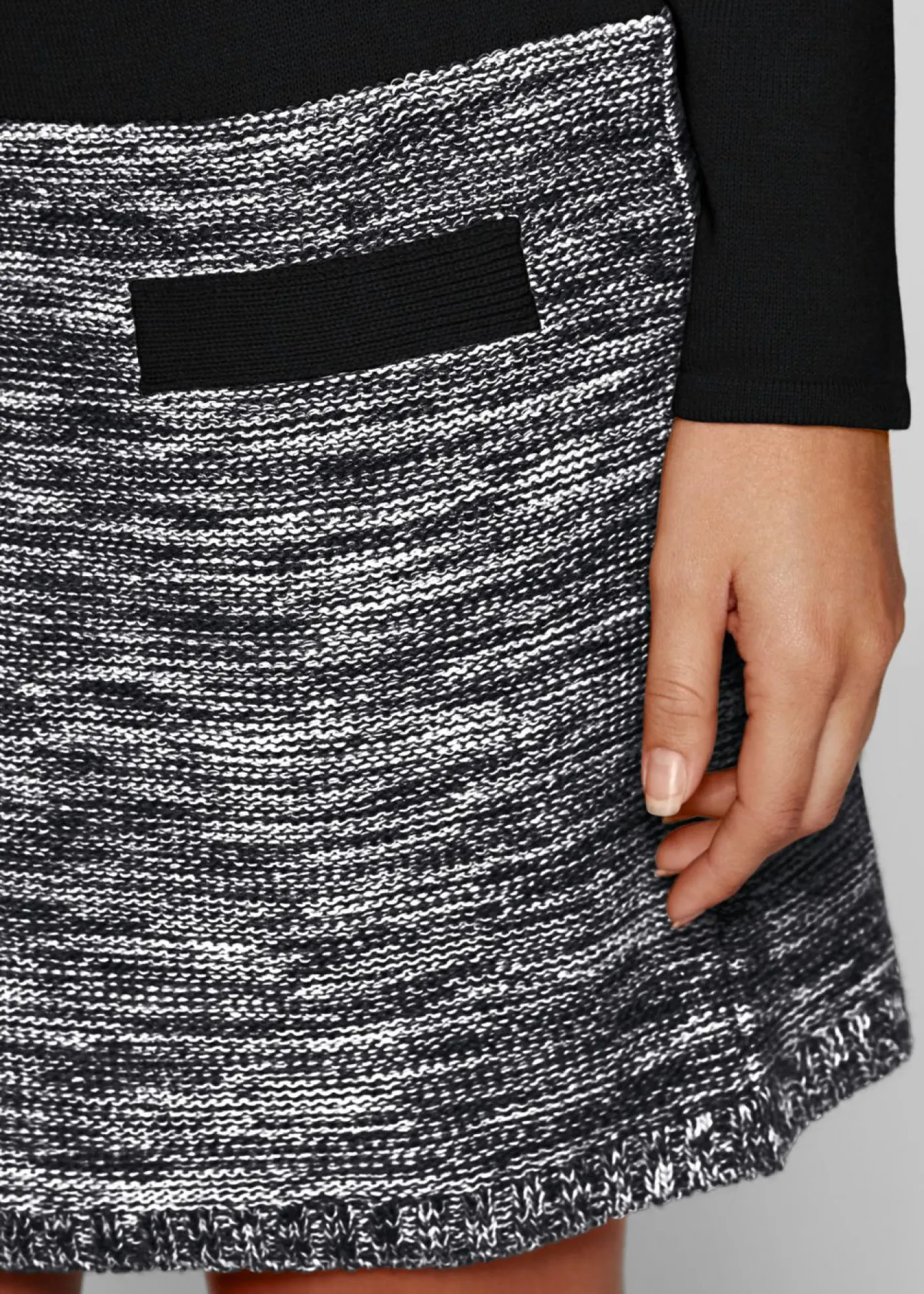 Mujer bonprix BODYFLIRT boutique Vestido de punto jaspeado