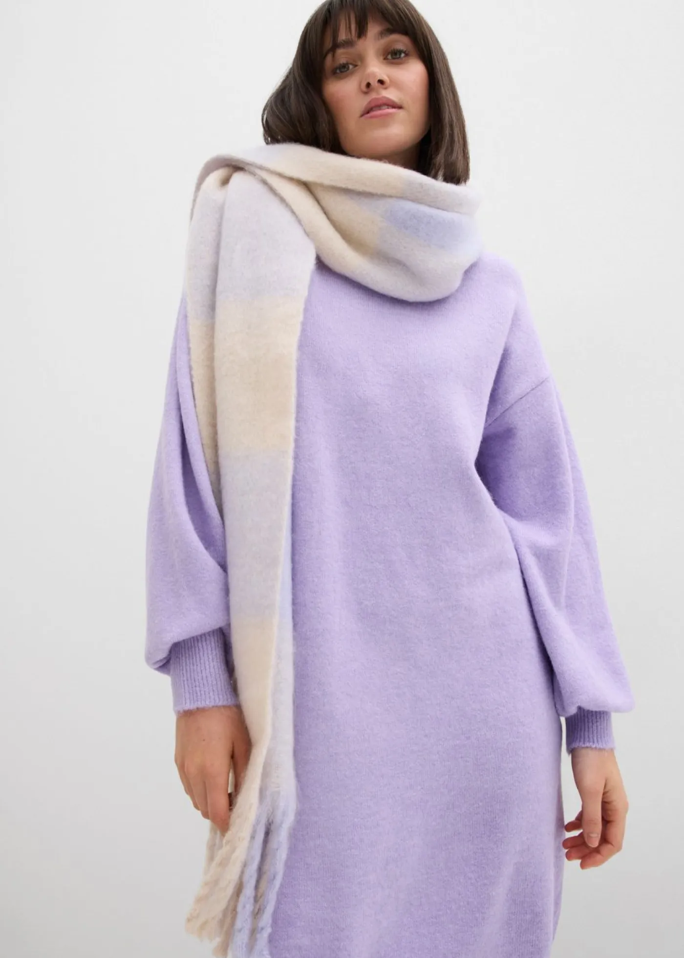 Mujer bonprix bonprix Vestido de punto jaspeado