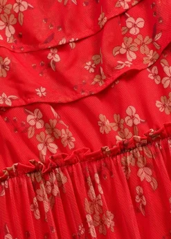 Mujer bonprix bonprix Vestido de punto y malla