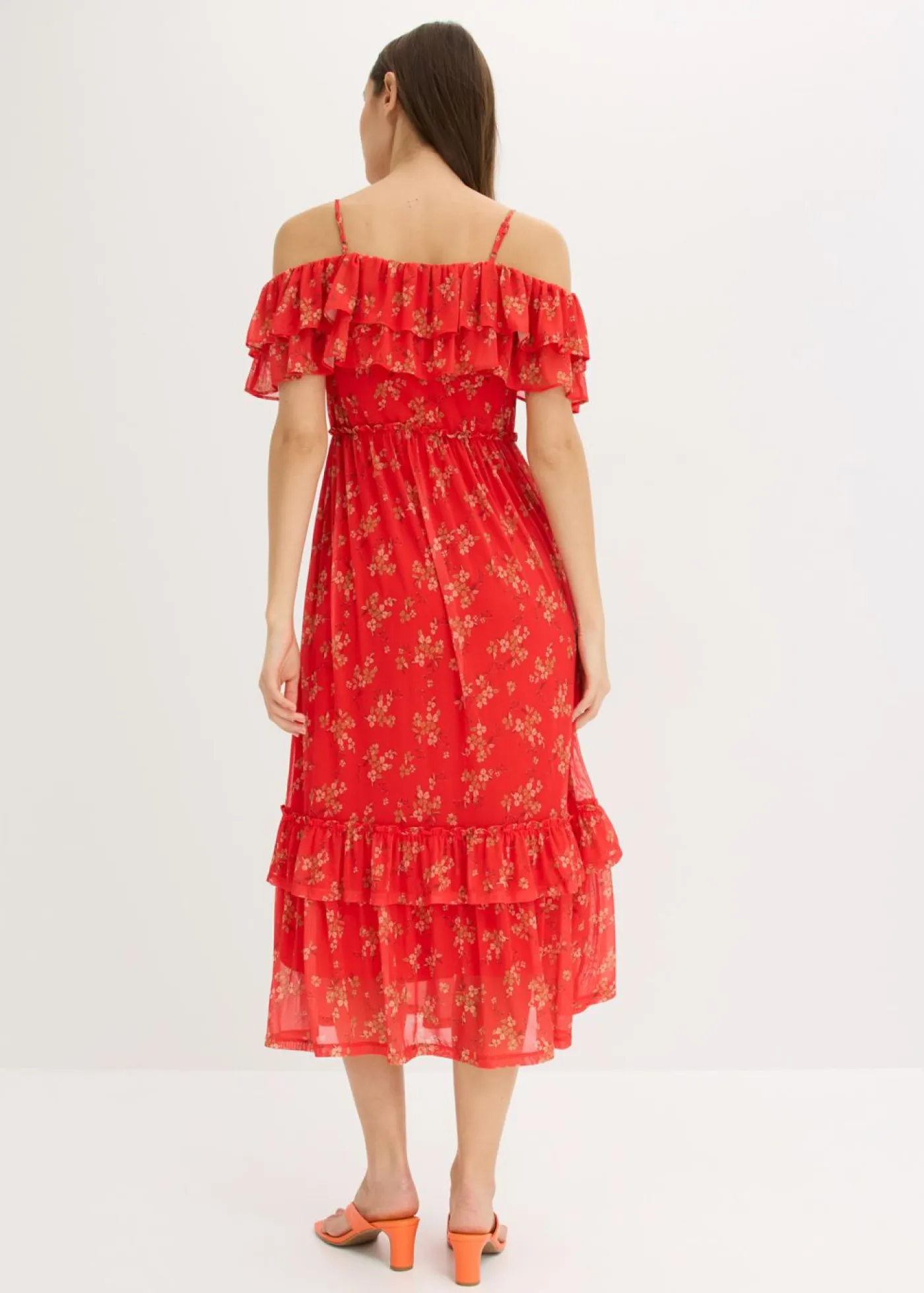 Mujer bonprix bonprix Vestido de punto y malla