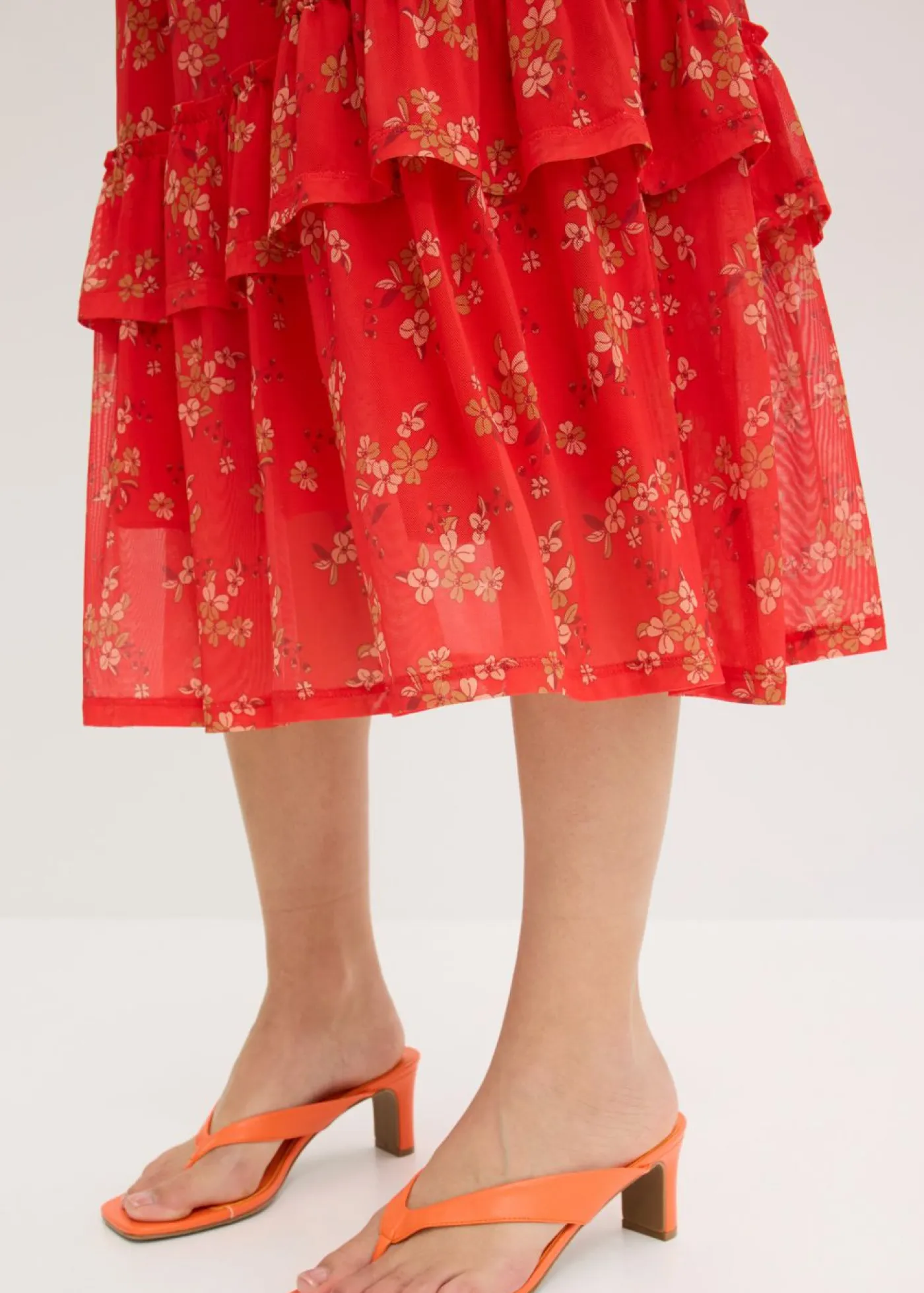 Mujer bonprix bonprix Vestido de punto y malla