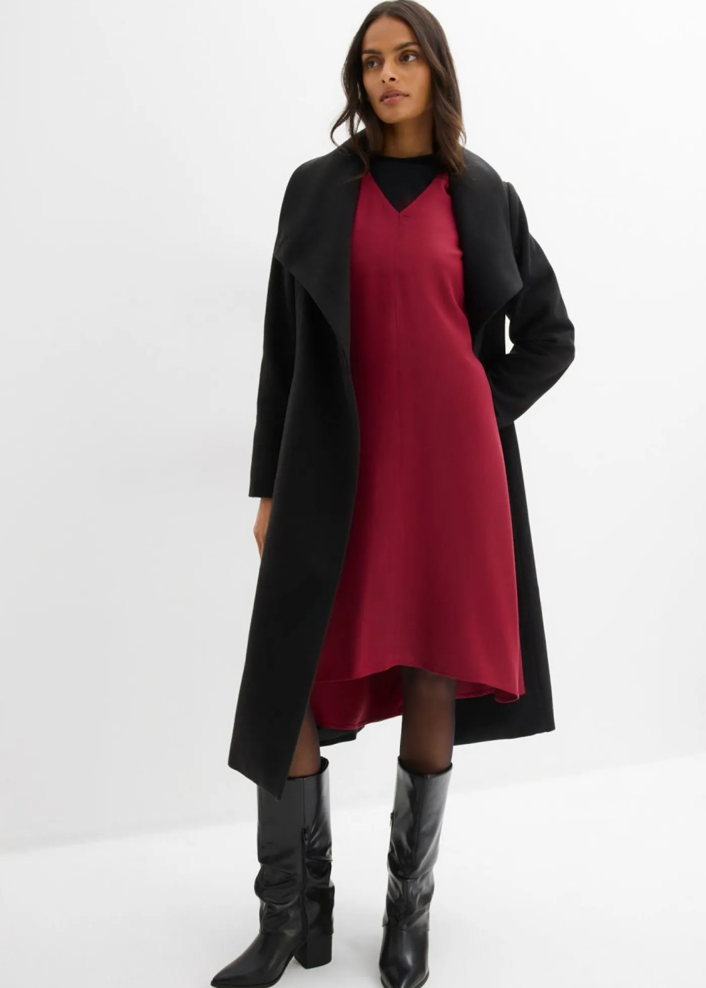 Mujer bonprix bonprix Vestido de sarga de lyocell fluido