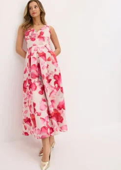 Mujer bonprix bonprix Vestido de satén brillante con tirantes