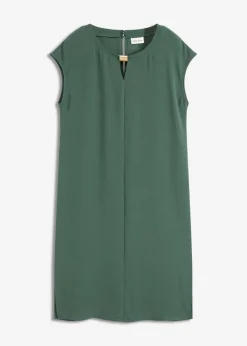 bonprix bonprix Vestidos>Vestido de tejido estructurado verde sombra
