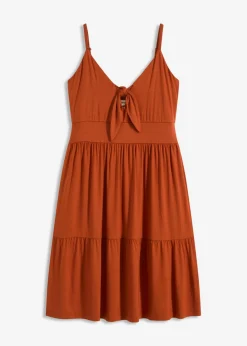 Mujer bonprix bonprix Vestido de tirantes con detalle de nudo