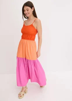 Mujer bonprix bonprix Vestido de tirantes de algodón puro