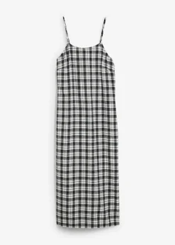 Mujer bonprix bonprix Vestido de tirantes de franela de algodón puro