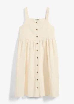 Niños bonprix bonprix Vestido de tirantes de mezcla de lino transpirable