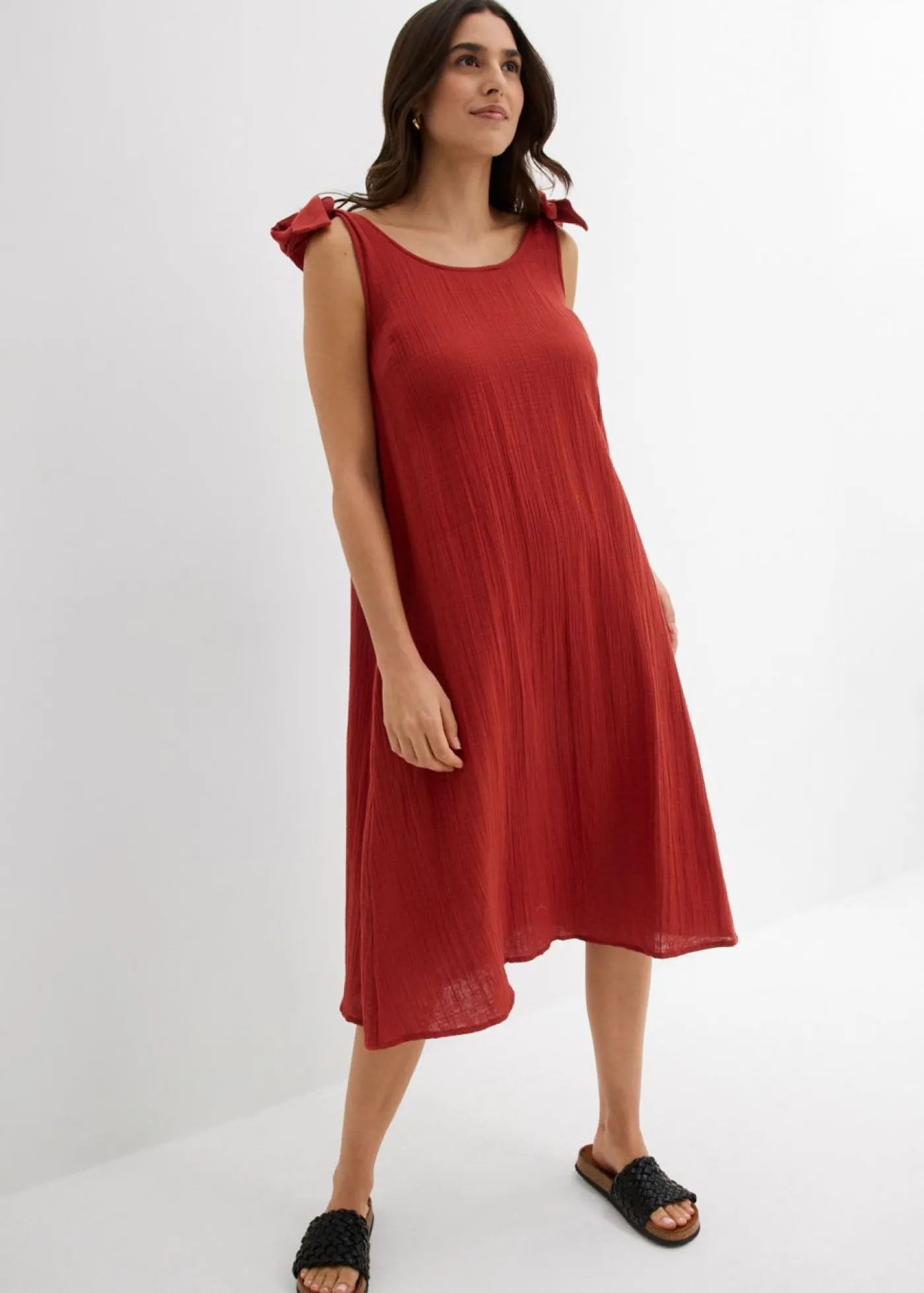 Mujer bonprix bonprix Vestido de tirantes de muselina suave