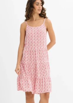 Mujer bonprix bonprix Vestido de tirantes de viscosa fluida