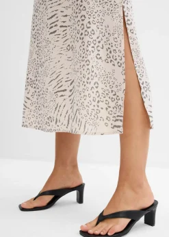 Mujer bonprix bonprix Vestido de tirantes de viscosa fluida