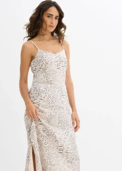 Mujer bonprix bonprix Vestido de tirantes de viscosa fluida